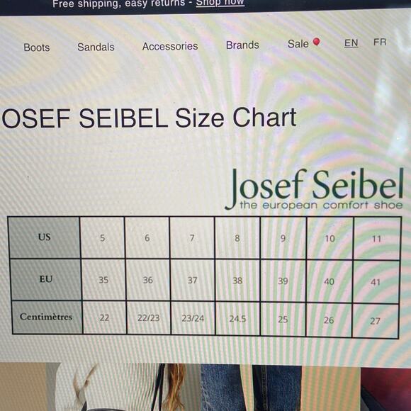 Josef Seibel The European Comfort Brown Loafer Slip On Shoes Size 8 / 38 - Picture 13 of 13